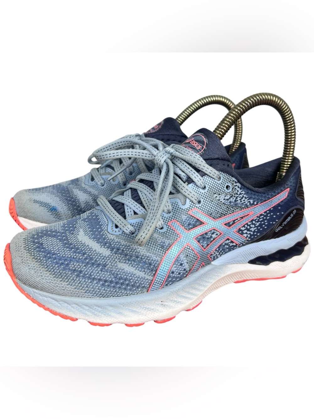 ASICS Women Gel-Nimbus 23 1012A885 Light Blue Running Shoes Sneakers Size US 6.5